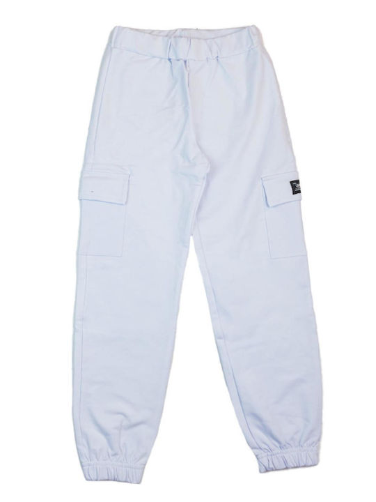 Joyce Pantalon De Trening Pentru Copii Alb Orig...