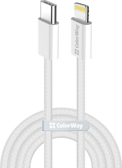 ColorWay Regular la Cablu Lightning 27W Gri 1m (CW-CBPDCL061-GR)