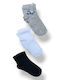 Babydom Kindersocken Gray, Blue, White 3 Paar