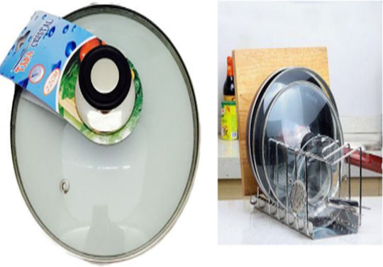 Glas Deckel Für Pan Und Topf 32cm SDS-4197
