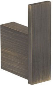 Sanco Monogram Single Wall-Mounted Bathroom Hook ​2x6.5cm Bronze