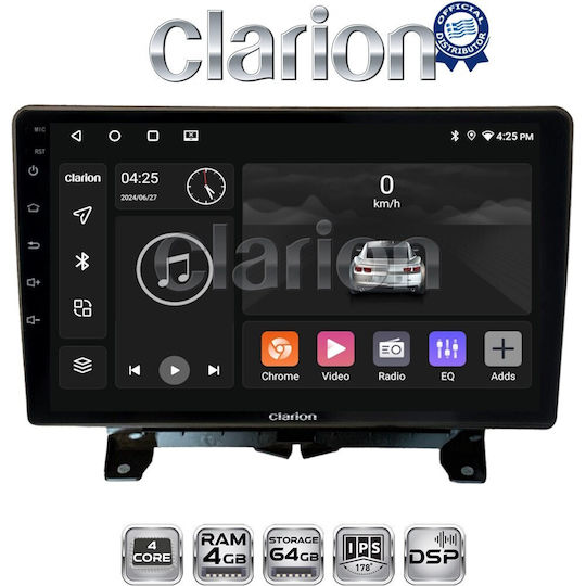 Clarion Car Audio System for Land Rover Range Rover Sport 2005 > 2014 (Bluetooth/USB/WiFi/GPS/Apple-Carplay/Android-Auto)
