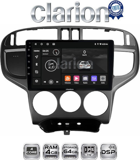 Clarion Auto-Audiosystem für Hyundai Matrix 2001 > 2011 (Bluetooth/USB/WiFi/GPS/Apple-Carplay/Android-Auto)
