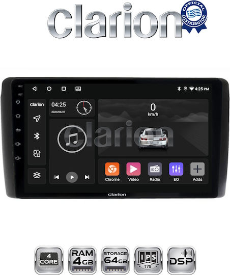 Clarion Auto-Audiosystem für Nissan Blatt 2009 > 2017 (Bluetooth/USB/WiFi/GPS/Apple-Carplay/Android-Auto)