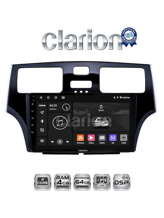 Clarion Auto-Audiosystem für Lexus DE 2001 > 2007 (Bluetooth/USB/WiFi/GPS/Apple-Carplay/Android-Auto)