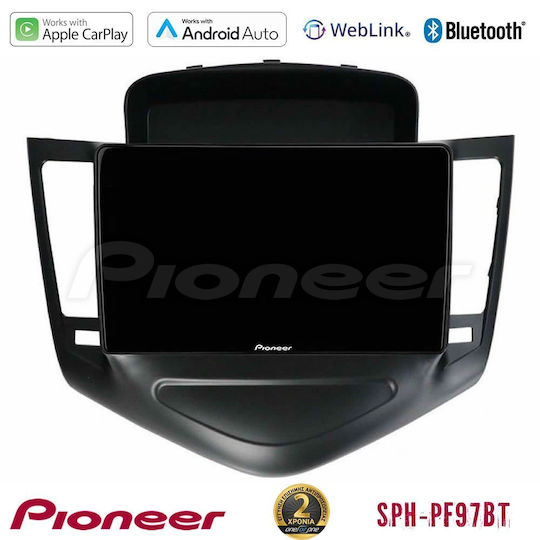 Pioneer Car Audio System for Chevrolet Cruze 2009-2012 (Bluetooth/USB/WiFi/GPS/Apple-Carplay/Android-Auto) with Touch Screen 9"
