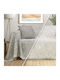 Lino Home Saphire Three-Seater Sofa Throw 2 Sides 180x300cm Khaki