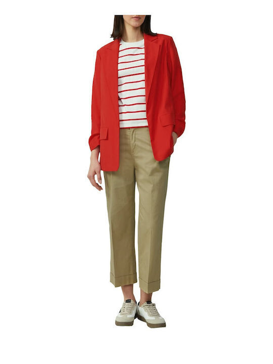 s.Oliver Women's Fabric Trousers Beige