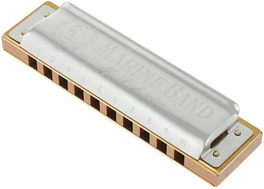 Hohner Harmonica Marine Band 1896 Classic Key of F (Fa) Major