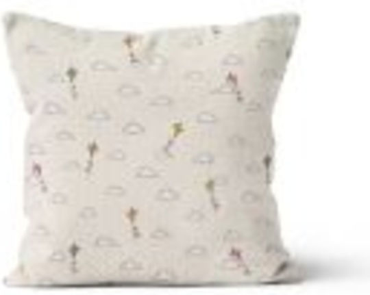 Beauty Home Kids Throw Pillow Beige 40x40cm