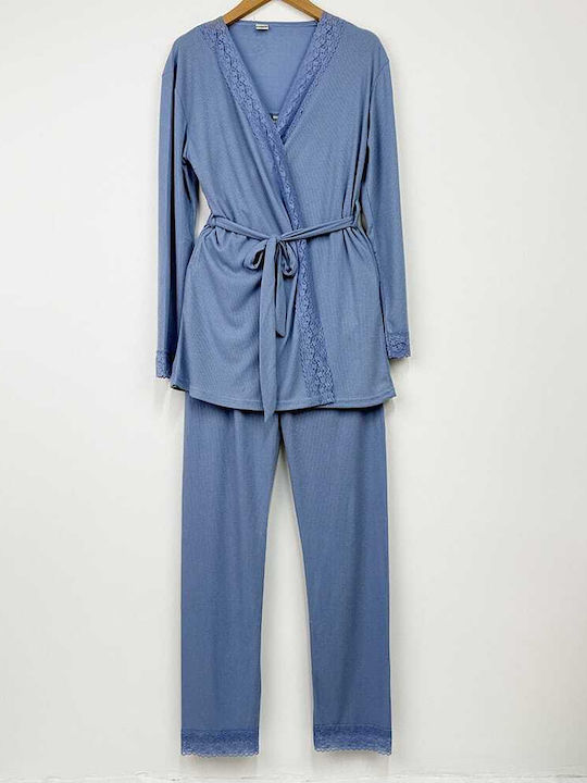 Cootaiya Winter Women's Pyjama Set Light Blue