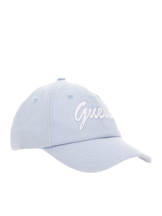 Guess Logo Baseball Cap Cotton Cap Diagonal Twi...