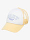 Roxy Women's Donut Spain Trucker Cap Banana Cream Tropical Tile Erjha04379_yfl5