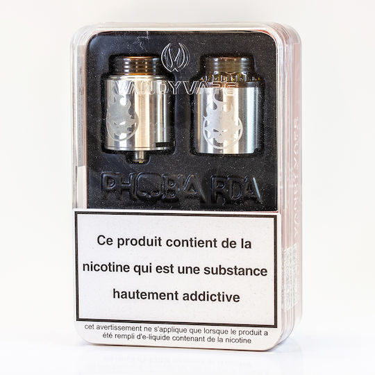 Vandy Vape Electronic Cigarette Vaporizer RDA Silver