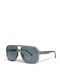 Riverio Men's Sunglasses with Gray Plastic Frame and Gray Lens 25094