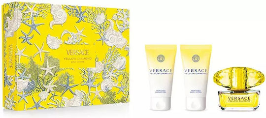 Versace Yellow Diamond Γυναικείο Σετ με Eau de Parfum και Shower Gel