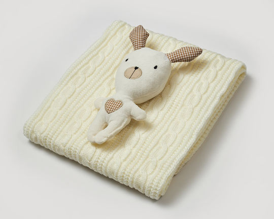 Hashtag Nursery Swaddling Blanket with Animal 90x100cm