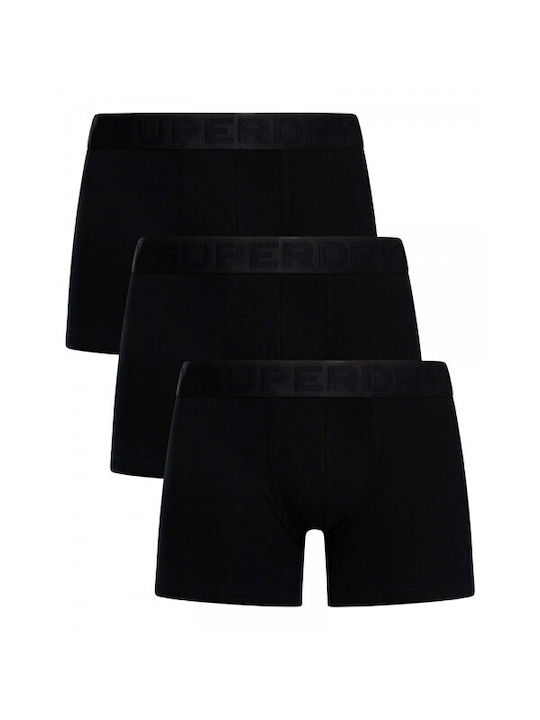 Superdry D2 Sdna Boxer Triple Pack Slipi bărbătești 3Pachet Negru
