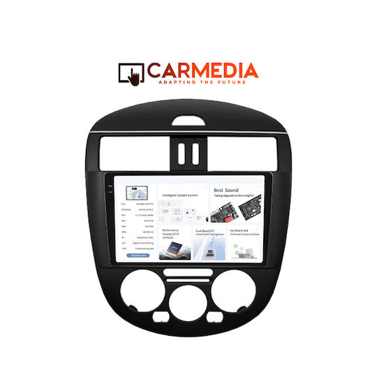Carmedia Car Audio System for Nissan Pulsar 2014 (Bluetooth/USB/WiFi/GPS/Apple-Carplay/Android-Auto) with Touch Screen 9.5"