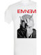 Herren Weißes T-Shirt Eminem Dp1910