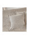 Guy Laroche Perth Dekorativer Kissenbezug aus 100% Baumwolle Sand 50x50cm
