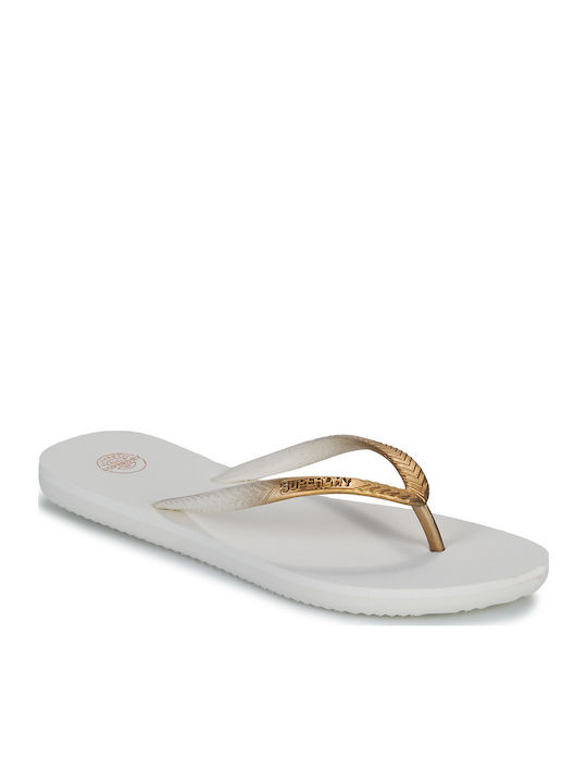 Flip Flops In Gold Colour