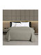 Melinen Zara Σετ Κουβερλί Υπέρδιπλο Microfiber Grey 220x240cm