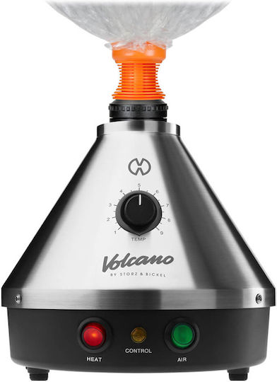 Storz & Bickel Volcano Verdampfer mit eingebauter Batterie Silber
