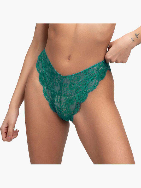 Women's Brazil with Lace Green