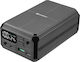 Sandberg Power Bank 27000mAh 100W with USB-A Port and 2 USB-C Ports Power Delivery Black