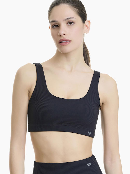 Walk Women's Sports Bra without Padding Black