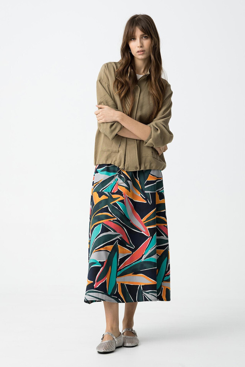 mika★gypsohila★Fleuri Skirt(Tamago) mika☆gypsohila☆Fleuri Skirt(Tamago) Boho Gypsy Geo Print