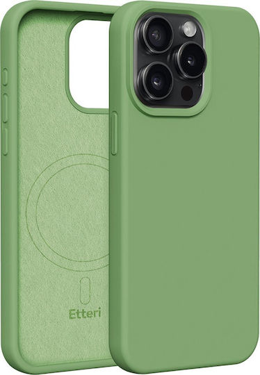 Etteri Back Cover Silicon Verde (iPhone 15 Pro Max)