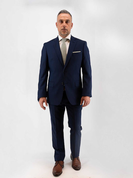 Costum Bărbați cu Croială Normală BLUE