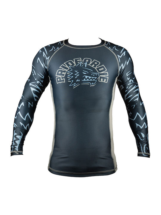 PrideOrDie Long Sleeve Shirt POD273 for Jiu-Jitsu Black