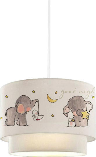 HomeMarkt Teddy Bear Einfaches Licht Kinderdeckenleuchte Deckenleuchte 60W mit Fassung E27 Weiß