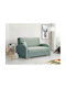 Columbus 162 Doppelsitzer Sofa mit Stauraum Türkis 85x133x98cm