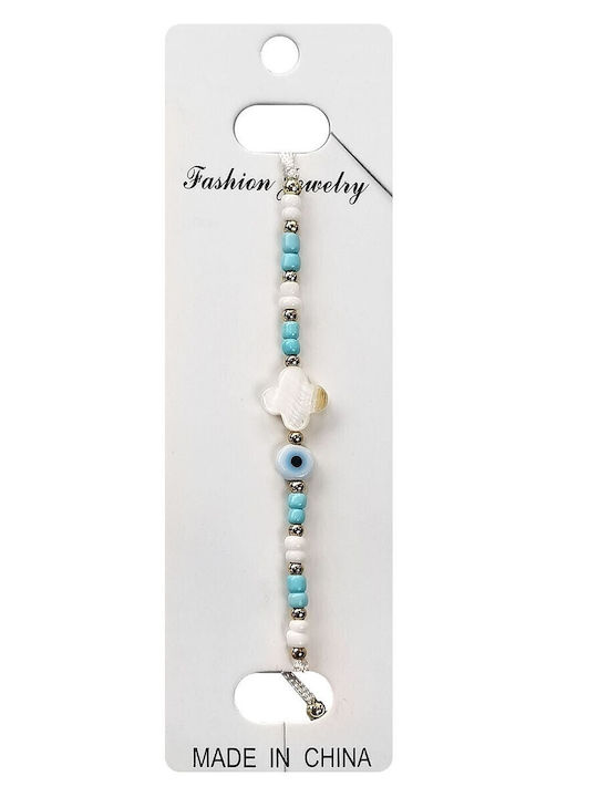 4teen-4ty Damen Set Armbänder mit Design Auge