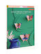 Studio Roof Wanddekoration Goldrand-Schmetterlinge Set aus 3 Ttm191