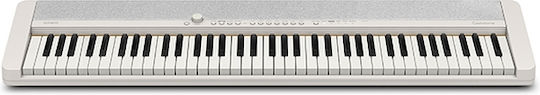 Casio Ключова дума CTS1 -76 с 76 Динамичен Клавиши Бял