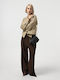 Damen-Flap-Tasche Schwarz