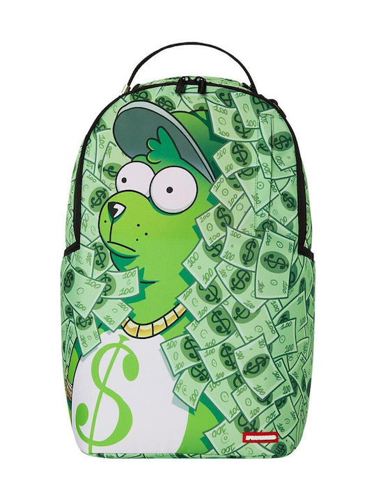 Sprayground DLXR School Bag Backpack Junior High-High School Green with Water Bottle Holder