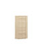 Calvere 102 Δίφυλλη Ντουλάπα Γωνιακή 82x82x200cm
