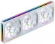 Jonsbo ZA-360WR Reverse Blade Case Fan 120mm 2400rpm with ARGB Lighting and 4-Pin PWM Connection White