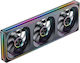 ZA-360B Gehäuselüfter 120mm (2400rpm) mit ARGB Beleuchtung und Verbindung 4-Pin PWM