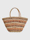 Funky Buddha Wicker Orange Beach Bag