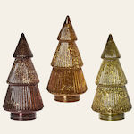 Beleuchtet Weihnachtsdekoration Baum 23cm Gold