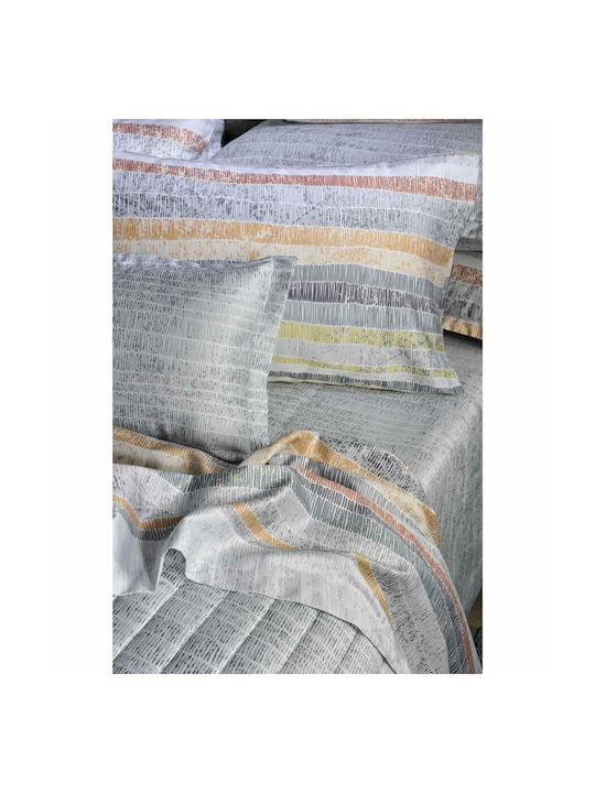 Down Town Home 863 Nomad Pillowcase Set with Envelope Cover Multicolour 52x75cm.