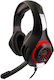 NYKO Căști Gaming Core Over Ear Cu Conectivitate 2x3,5 mm / 3,5 mm / USB Roșii Pentru Nintendo Switch / PC / PS4 / PS5 / XBOX