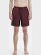 Men's Swimwear Burgundy Shorts